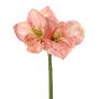 Amaryllis artificiale NARWELA, fucsia-rosa-verde, 70cm, Ø10-13cm