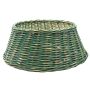 Cesto per albero di Natale MACARIO in rattan, verde, 26cm, Ø65cm
