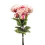 Mazzo di peonie artificiali VATANA, rosa-fucsia, 50 cm, Ø 18 cm