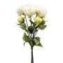 Mazzo di peonie artificiali VATANA, crema-verde, 50 cm, Ø 18 cm