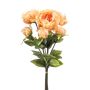 Mazzo di peonie artificiali VATANA, pesca, 50 cm, Ø 18 cm