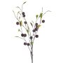 Ramo di prugna artificiale JOSIANA con frutti, viola scuro, 105 cm
