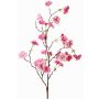 Ramo di ciliegio sintetico KENZUN, fiori, rosa-fucsia, 110cm, Ø2-7cm
