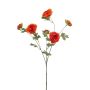 Ramo artificiale di ranuncoli DAVELLA, arancione, 80 cm