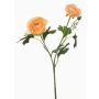 Ramo decorativo Ranuncolo FLORANCE, pesca, 45 cm