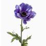 Fiore artificiale anemone URASSAYA, blu-viola, 45 cm