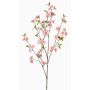 Ramo artificiale ciliegio ornamentale VERIANO con fiori, pesca, 120 cm