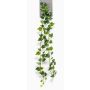 Ghirlanda di edera sintetica MAJA, verde-bianco, 180cm