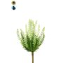 Erica artificiale ELSAWO su bastoncino, crossdoor, bianco-verde, 30 cm