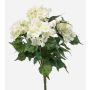 Ortensia artificiale DORJA su bastoncino, bianco-verde, 40 cm
