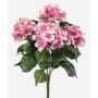 Ortensia artificiale DORJA su bastoncino, rosa, 40 cm