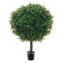 Albero artificiale di bosso TOM, tronco naturale, 90 cm, Ø70 cm