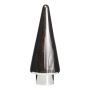 Albero di Natale decorativo in vetro RICON, metallizzato, argento, 31,5cm, Ø11,5cm