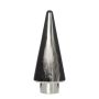 Albero di Natale decorativo in vetro RICON, metallizzato, argento, 26cm, Ø9,5cm