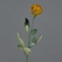 Rosa artificiale FREIDA, Eco Collection, giallo-arancio, 60 cm, Ø 4 cm