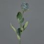 Rosa artificiale FREIDA, Eco Collection, grigio-azzurro, 60 cm, Ø 4 cm