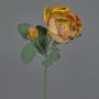 Fiore artificiale magnolia GARETHO, Eco Collection, giallo arancio, 70 cm, Ø 10 cm