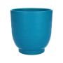 Coprivaso DARWONU, ceramica, turchese opaco, 14 cm, Ø 13,5 cm