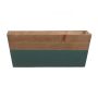 Scatola per fiori ARNFRIED, legno, verde-marrone, 25x13x10cm