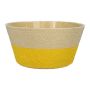 Cesto portapiante NERIONKO DUO, beige-giallo, 10 cm, Ø 19 cm
