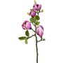 Ramo di magnolia artificiale NERLENA, cerise, 65 cm