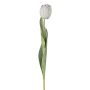 Fiore decorativo tulipano GUSNAV, bianco, 50cm, Ø5cm