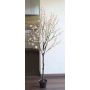 Albero di pesco finto DUNJA, tronco artificiale, fiori, rosa, 150cm