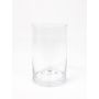 Vaso cilindrico in vetro SANSA EARTH, trasparente, 19,5cm, Ø12cm