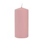 Candela a colonna LYCANTHIA, Frosted Pastel, rosa antico, 15 cm, Ø 7 cm, 63 h