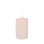 Candela a colonna LYCANTHIA, Frosted Pastel, color carne, 10 cm, Ø 6 cm, 33 h