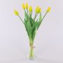 Mazzo di tulipani tessile LONA, giallo-verde, 45cm, Ø20cm