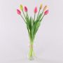 Mazzo di tulipani tessile LONA, rosa-verde, 45cm, Ø20cm