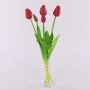 Mazzo di tulipani artificiali LONA, rosso, 45cm, Ø15cm