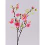 Ramo di fiore di ciliegio artificiale SOEY con fiori, rosa-fucsia, 45cm, Ø2-4,5cm