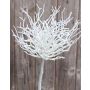 Ramo di corallo artificiale MARON, glitter, bianco, 60cm
