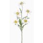 Stella alpina artificiale SOPHIA, bianco, 40cm, Ø5-6cm