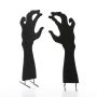 Decorazione di Halloween silhouette mani SPOOKY HANDS, nero, 40 cm