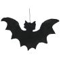 Decorazione di Halloween silhouette pipistrello SPOOKY BAT, nero, 32cm