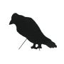 Decorazione di Halloween silhouette corvo SPOOKY CROW, nero, 63cm