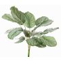 Calathea orbifolia artificiale ZAIDA su stelo, verde, 75cm