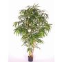 Albero di bambù sintetico NARUTO, tronchi veri, verde, 150cm