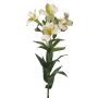 Alstroemeria artificiale AUBERTA, verde-bianco, 75cm, Ø6cm