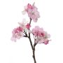 Ramo di melo sintetico OCHUKO, con fiori, fucsia-bianco, 35cm, Ø1,5-4cm