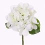 Ortensia artificiale CHIDORI, bianco-verde, 30cm, Ø13cm