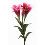 Giglio di pasqua artificiale ERISA, fucsia, 75cm, Ø8-11cm