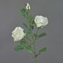 Ramo di rose artificiale ARIANE, bianco, 75cm, Ø7-10cm