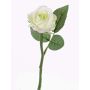 Rosa finta GABI, crema-verde, 30cm, Ø6cm