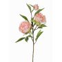 Peonia finta MANJA, rosa, 70cm, Ø8-10cm