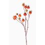 Rosa villosa finta GERDA, con frutti, arancione, 65cm