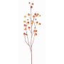 Rosa villosa finta GERDA, con frutti, arancione, 110cm